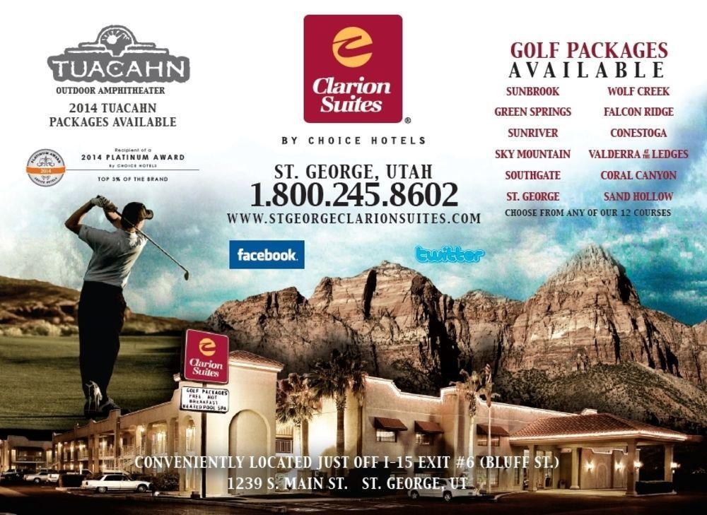 Clarion Suites St George - Convention Center Area Сейнт Джордж Екстериор снимка